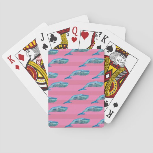 Baleine Poisson Cartes De Jeu (dos)