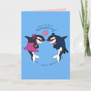 Baleine que vous allez à Homecoming - Carte de pro