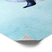 Baleine, sous la mer, décoration murale de nurseri (Coin)