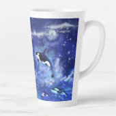 Baleine tueuse Latte Mug (Droite)