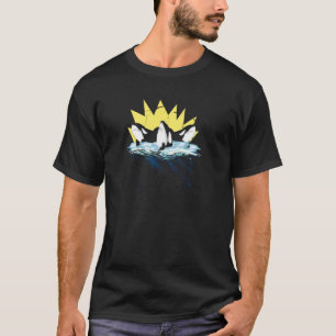 Baleine tueuse Océan Animal Orca Pul Sweat - shirt