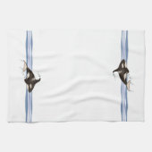 Baleine tueuse - Serviette de cuisine (Horizontal)