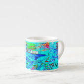 baleines à bosse tasse espresso (Devant droit)