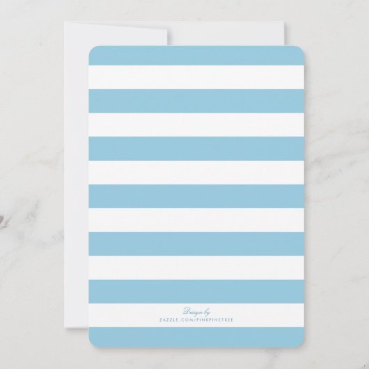 Baleines blanches Baby shower élégant Invitation a (Dos)