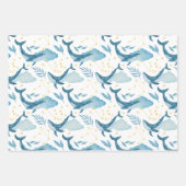 baleines célestes enfants enveloppant du papier (Devant 2)