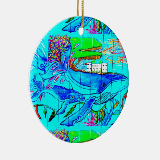 baleines et ornement de dauphins (Droite)