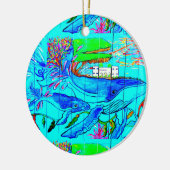 baleines et ornement de dauphins (Gauche)