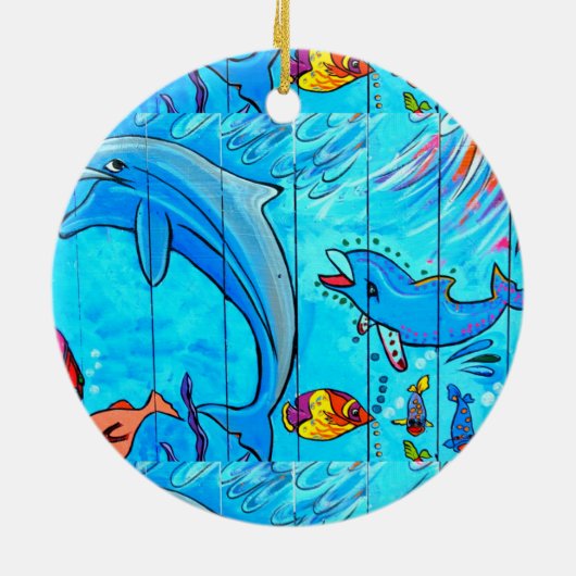 baleines et ornement de dauphins (Dos)