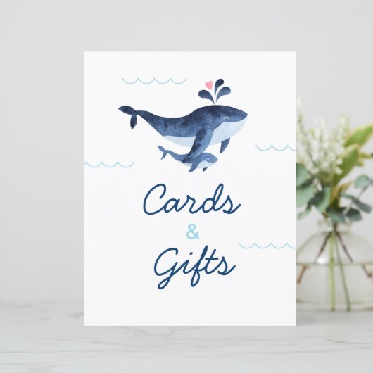 Baleines Nautiques Sous Les Cartes Et Cadeaux De M (Debout devant)