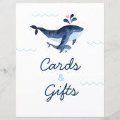 Baleines Nautiques Sous Les Cartes Et Cadeaux De M (Devant)