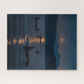 Baleines tueuses à la nuit - Orca Jigsaw Puzzle (Horizontal)