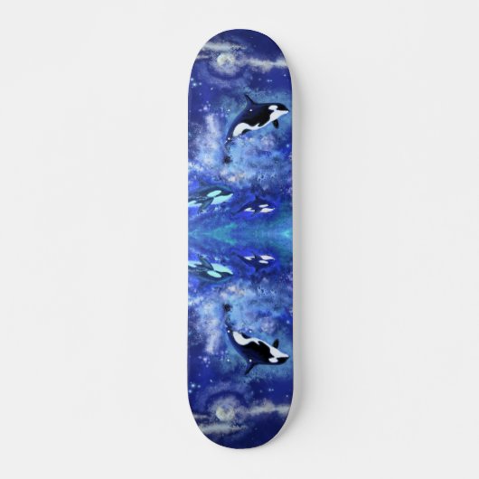 Baleines tueuses sur skateboard de Pleine lune - B (Devant)