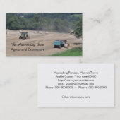 Baler en combinatieteelt visitekaartje (Voorkant / Achterkant)