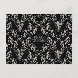 Balerion Skull Patroon Briefkaart