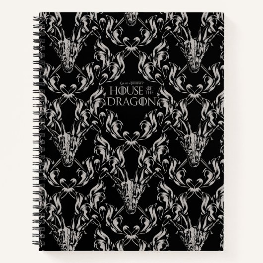 Balerion Skull Patroon Notitieboek (Voorkant)