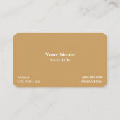 Bales of Hay Carte de visite (Dos)