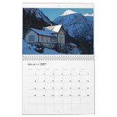 Balestrand du calendrier 2017 de la Norvège (Feb 2027)