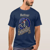Balfour Clan Badge & Tartan T-Shirt (Devant)