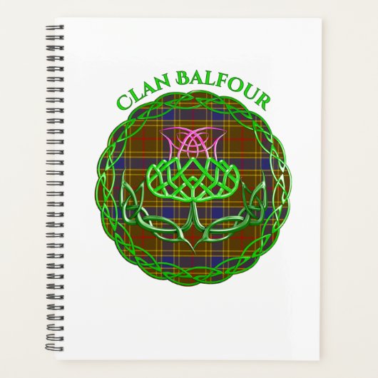 Balfour Scottish Tartan Celtic Thistle (Devant)