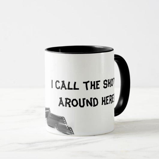 balgcamera met rol film mok (Voorkant rechts)