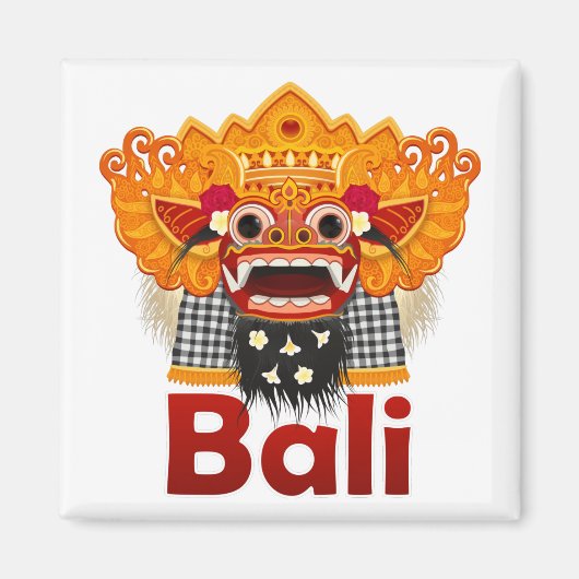 Bali Barong Magneet (Voorkant)