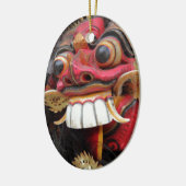 Bali Barong-masker Keramisch Ornament (Links)