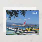 Bali Beach Indonesia Briefkaart (Voorkant / Achterkant)