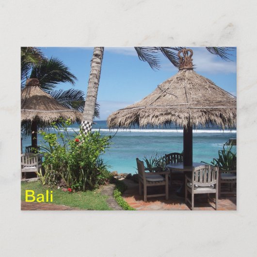 Bali Beach Scene Briefkaart (Voorkant)