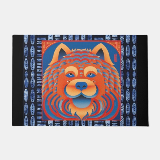 BALI BLISS Chow hond Deurmat (Voorkant)