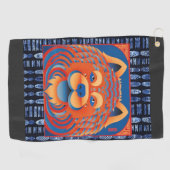 BALI BLISS Chow hond ringside Golfhanddoek (Horizontaal)