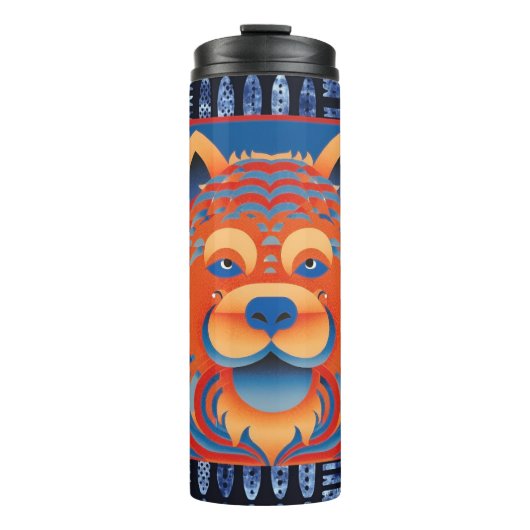 BALI BLISS Chow hond Thermosbeker (Voorkant)