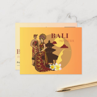 Bali Bliss: Liefde in het Paradijs-Briefkaart Feestdagenkaart