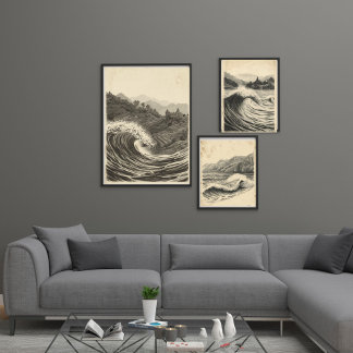 Bali Breezes – Vintage Tropical Indonesian Travel Muurkunst Sets