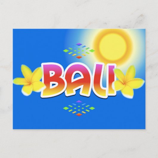 Bali Briefkaart (Voorkant)