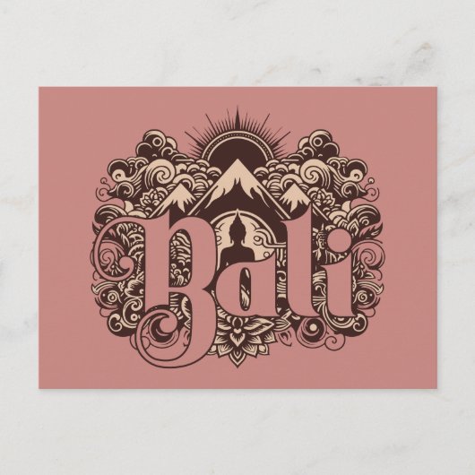 Bali Briefkaart (Voorkant)
