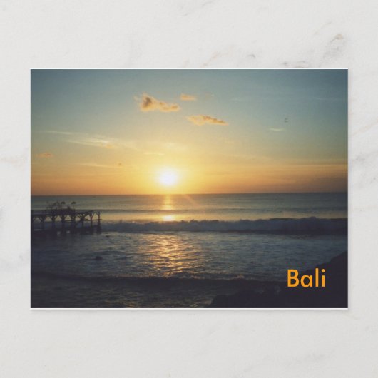 Bali briefkaart (Voorkant)