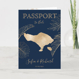 Bali Bruiloft Bestemming Paspoort Wereldkaart