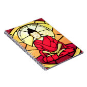 Bali buddha glas raam notitieboek (Rechterzijde)