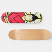 Bali buddha glas raam skateboard (Horizontaal)