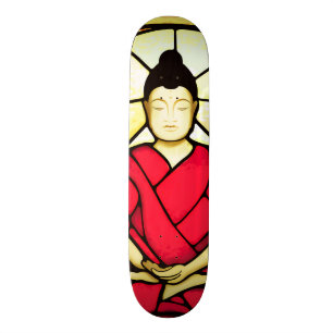 Bali buddha glas raam skateboard
