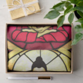 Bali buddha glas raam tissuepapier (Geschenk)