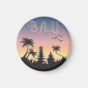 Bali-eiland toerisme bord magneet