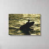 Bali Golden Hour Surf  - Canvas Wall Art Print (Voorkant)