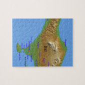 Bali Holliday Map Legpuzzel (Horizontaal)