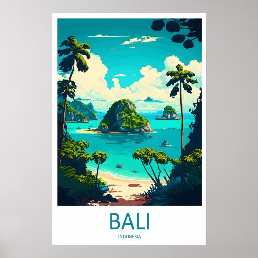 Bali Impression sur toile Art mural Bali Décoratio (Devant)