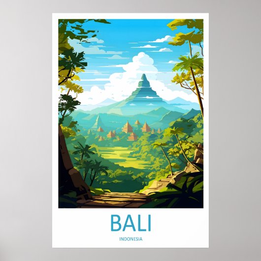 Bali Impression sur toile Art mural Bali Décoratio (Devant)