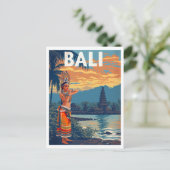 Bali, Indonesia Travel Briefkaart (Staand voorkant)