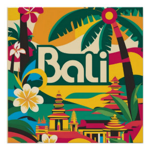 Bali Indonesia Travel Poster Perfect Poster