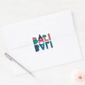 Bali Indonesia Travel Sticker (Envelop)