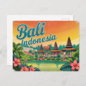 Bali, Indonesië Briefkaart (Voorkant / Achterkant)